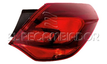 REAR LAMP Right side (passenger) OPEL ASTRA J (09-15) 5 Ptas. - 16533622