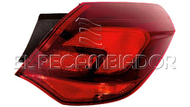 REAR LAMP Right side (passenger) OPEL ASTRA J (09-15) 5 Ptas. - 16533622