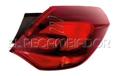 REAR LAMP Right side (passenger) OPEL ASTRA J (09-15) 5 Ptas. - 16533622