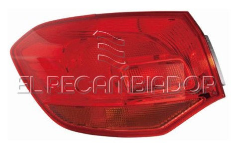 REAR LAMP Left side (driver) OPEL ASTRA J (09-15) Sports Tourer - Familiar - 16533605