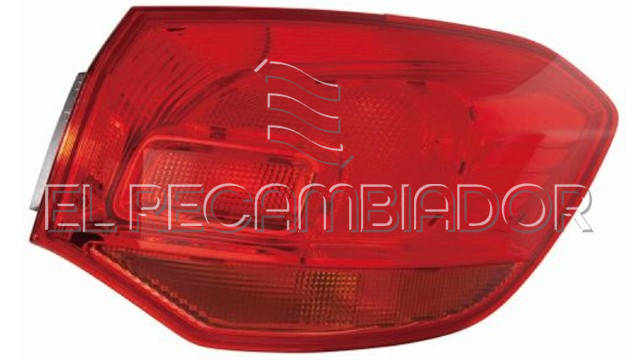 REAR LAMP Right side (passenger) OPEL ASTRA J (09-15) Sports Tourer - Familiar - 16533606