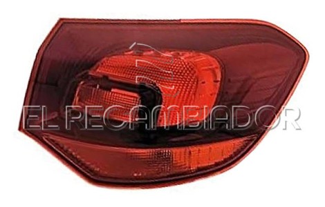 REAR LAMP Right side (passenger) OPEL ASTRA J (09-15) Sports Tourer - Familiar - 16533608