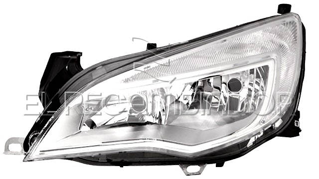HEADLAMP Left side (driver) OPEL ASTRA J (12-15) 4 Ptas. Sedán - 11533611