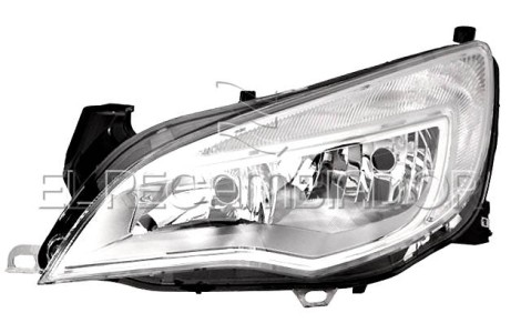 HEADLAMP Left side (driver) OPEL ASTRA J (12-15) 4 Ptas. Sedán - 11533611