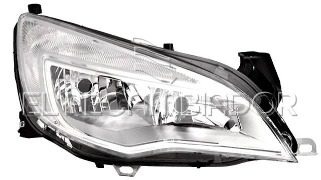 HEADLAMP Right side (passenger) OPEL ASTRA J (12-15) 4 Ptas. Sedán - 11533612