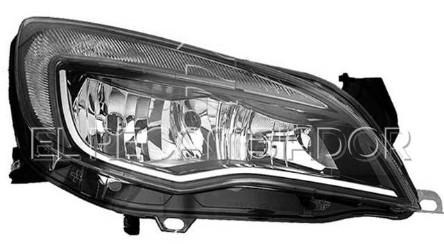 HEADLAMP Right side (passenger) OPEL ASTRA J (12-15) 4 Ptas. Sedán - 11622002
