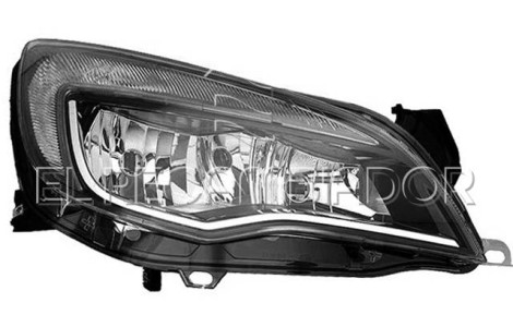 HEADLAMP Right side (passenger) OPEL ASTRA J (12-15) 4 Ptas. Sedán - 11622002