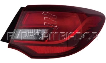 PILOTO TRASERO Lado derecho (acompañante) OPEL ASTRA J (12-15) 4 Ptas. Sedán - 16022102