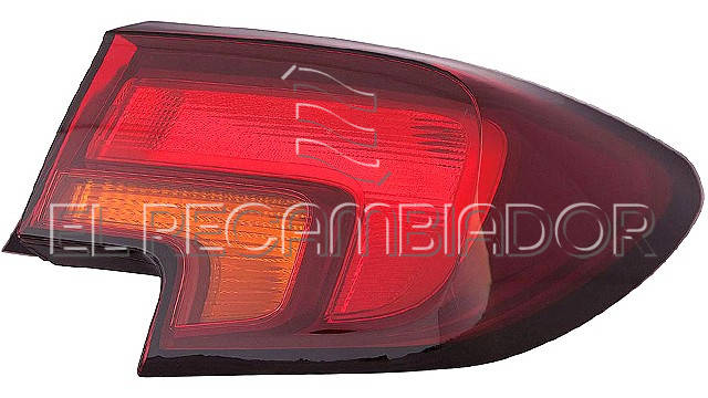 REAR LAMP Right side (passenger) OPEL ASTRA K (15-22) 5 Ptas. - 16533652