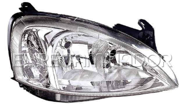 FARO PRINCIPAL Lado derecho (acompañante) OPEL CORSA C (00-02) - 11531304