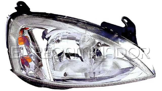 FARO PRINCIPAL Lado derecho (acompañante) OPEL CORSA C (00-02) - 11531308