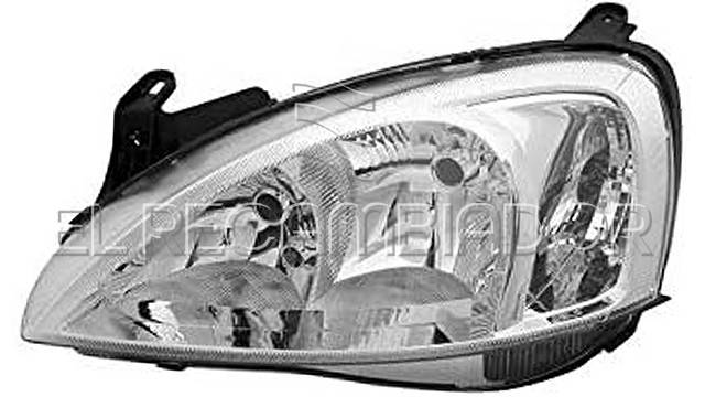 FARO PRINCIPAL Lado izquierdo (conductor) OPEL CORSA C (02-06) - 11531325