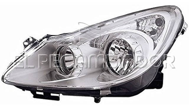 FARO PRINCIPAL Lado izquierdo (conductor) OPEL CORSA D (06-11) 3 Ptas. - 11531401