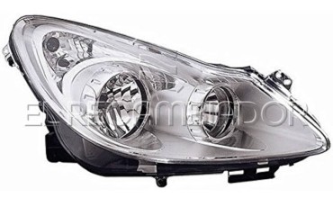 FARO PRINCIPAL Lado derecho (acompañante) OPEL CORSA D (06-11) 3 Ptas. - 11531402