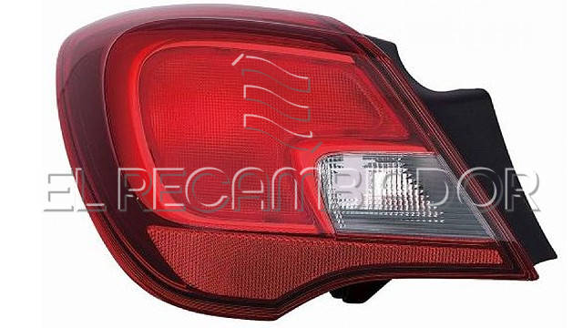 PILOTO TRASERO Lado izquierdo (conductor) OPEL CORSA E (14-19) 3 Ptas. - 16531501