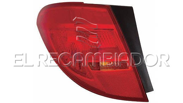 REAR LAMP Left side (driver) OPEL MERIVA (10-13) - 16537601