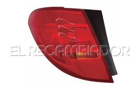 REAR LAMP Left side (driver) OPEL MERIVA (10-13) - 16537601