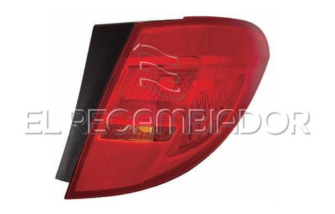 REAR LAMP Right side (passenger) OPEL MERIVA (10-13) - 16537602