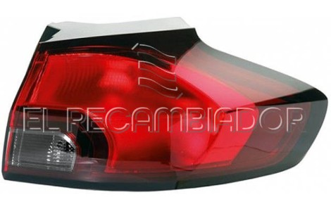 REAR LAMP Right side (passenger) OPEL ZAFIRA TOURER (11-16) - 16533502