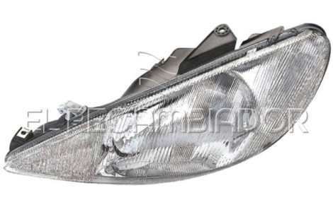 HEADLAMP Left side (driver) PEUGEOT 206 (02-08) Sports Wagon - Familiar - 11544001