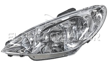 HEADLAMP Left side (driver) PEUGEOT 206 CC (00-05) Coupé-Cabrio - 11544003