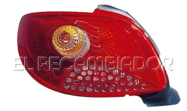 PILOTO TRASERO Lado izquierdo (conductor) PEUGEOT 206 Plus (09-13) - 16544311