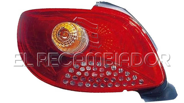PILOTO TRASERO Lado izquierdo (conductor) PEUGEOT 206 Plus (09-13) - 16544311