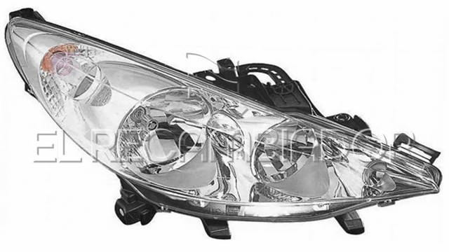 FARO PRINCIPAL Lado derecho (acompañante) PEUGEOT 207 (06-09) 3 Ptas. / 5 Ptas. - 11544202