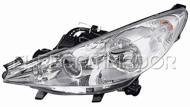 FARO PRINCIPAL Lado izquierdo (conductor) PEUGEOT 207 (06-09) 3 Ptas. / 5 Ptas. - 11544241