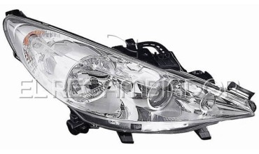 FARO PRINCIPAL Lado derecho (acompañante) PEUGEOT 207 (06-09) 3 Ptas. / 5 Ptas. - 11544242