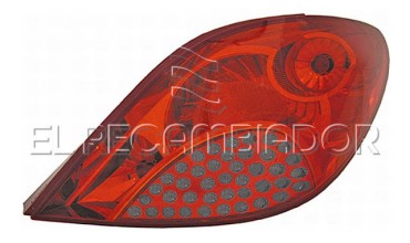 PILOTO TRASERO Lado derecho (acompañante) PEUGEOT 207 (06-09) 3 Ptas. / 5 Ptas. - 16544232