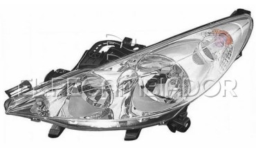 FARO PRINCIPAL Lado izquierdo (conductor) PEUGEOT 207 (07-09) S.Wagon - Familiar - 11544201