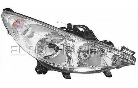 HEADLAMP Right side (passenger) PEUGEOT 207 (07-09) S.Wagon - Familiar - 11544202