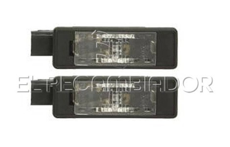 LICENSE PLATE LIGHT Set Left+right PEUGEOT 207 CC (09-15) Coupé Cabrio - 17040419