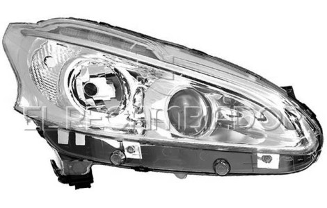 FARO PRINCIPAL Lado derecho (acompañante) PEUGEOT 208 (12-15) - 11544412