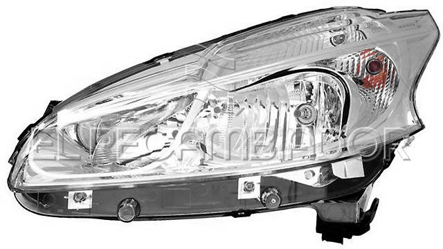 HEADLAMP Left side (driver) PEUGEOT 208 (12-15) - 11544401