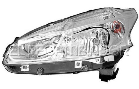 HEADLAMP Left side (driver) PEUGEOT 208 (12-15) - 11544401