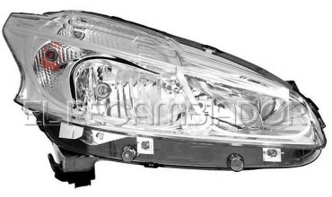 HEADLAMP Right side (passenger) PEUGEOT 208 (12-15) - 11544402