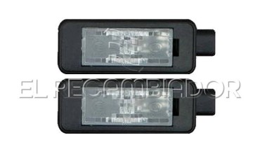 LICENSE PLATE LIGHT Set Left+right PEUGEOT 208 (12-15) - 17227719