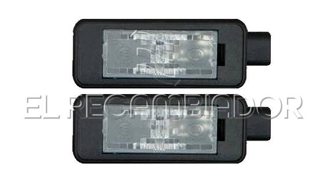 LUZ DE MATRICULA Juego de lado izquierdo + derecho PEUGEOT 208 (12-15) - 17227719