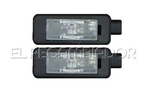 LUZ DE MATRICULA Juego de lado izquierdo + derecho PEUGEOT 208 (12-15) - 17227719
