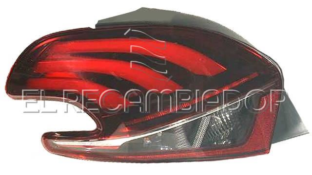 REAR LAMP Left side (driver) PEUGEOT 208 (15-19) - 16544501