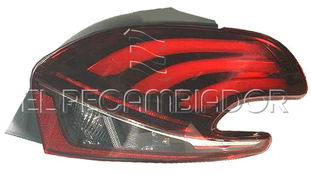 REAR LAMP Right side (passenger) PEUGEOT 208 (15-19) - 16544502
