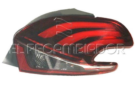REAR LAMP Right side (passenger) PEUGEOT 208 (15-19) - 16544502