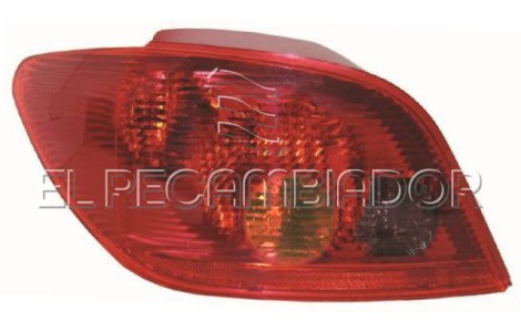 PILOTO TRASERO Lado izquierdo (conductor) PEUGEOT 307 (00-05) 3 Ptas. / 5 Ptas. - 16546031