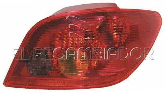 PILOTO TRASERO Lado derecho (acompañante) PEUGEOT 307 (00-05) 3 Ptas. / 5 Ptas. - 16546032