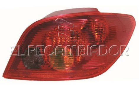 PILOTO TRASERO Lado derecho (acompañante) PEUGEOT 307 (00-05) 3 Ptas. / 5 Ptas. - 16546032