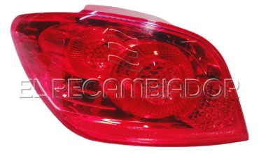 PILOTO TRASERO Lado izquierdo (conductor) PEUGEOT 307 (05-09) 3 Ptas. / 5 Ptas. - 16546035