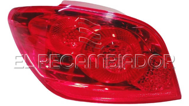PILOTO TRASERO Lado izquierdo (conductor) PEUGEOT 307 (05-09) 3 Ptas. / 5 Ptas. - 16546035