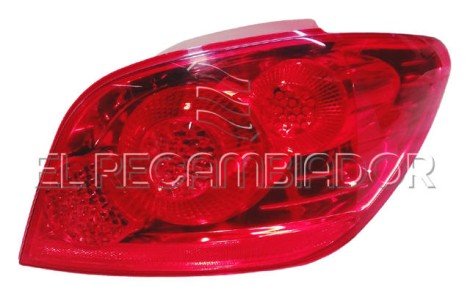 PILOTO TRASERO Lado derecho (acompañante) PEUGEOT 307 (05-09) 3 Ptas. / 5 Ptas. - 16546036